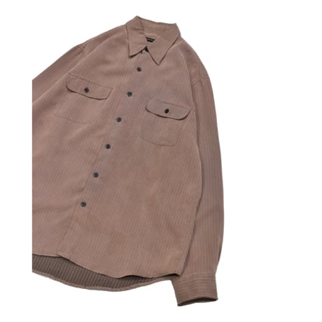 Rayon Blend Stripe L/S Shirt