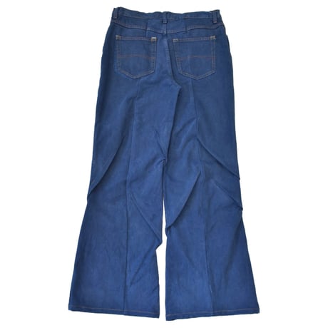 "Remake by VERS" Asymmetric Tuck Denim Trousers