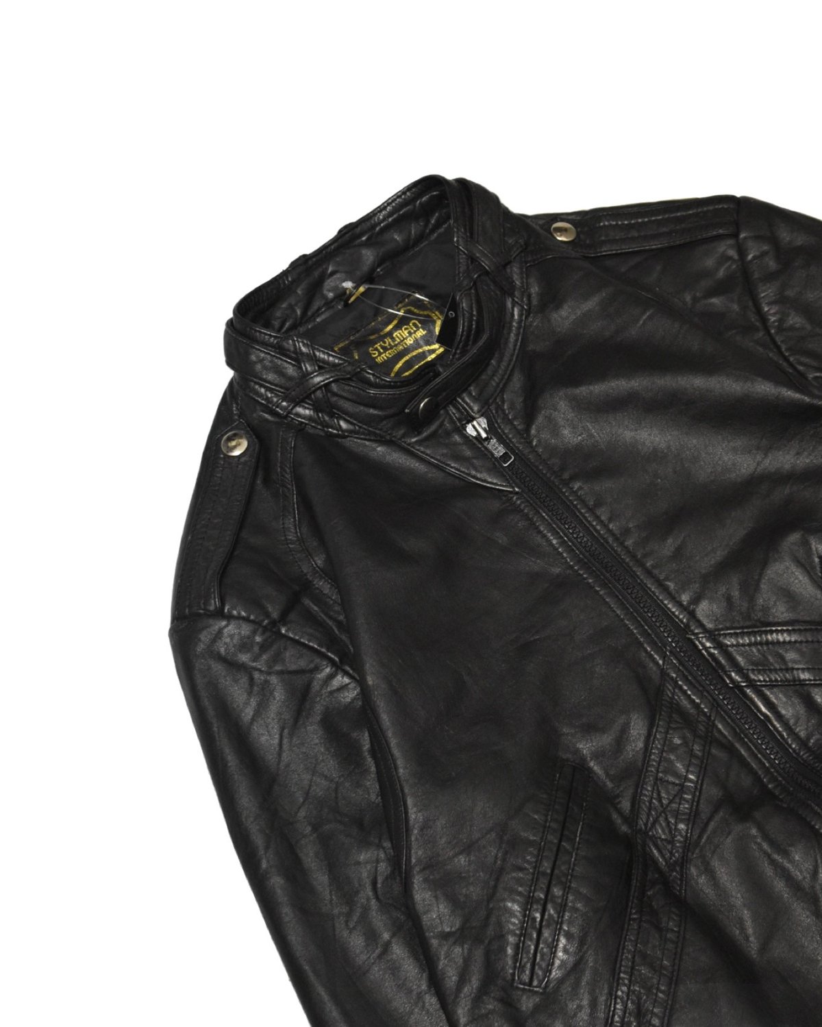 vintage short real leather jacket けん Vintage Short Length Real Leather Jacket | 水戸 古