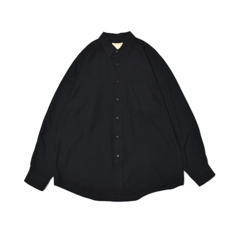 Rayon Blend Classic Black Shirt