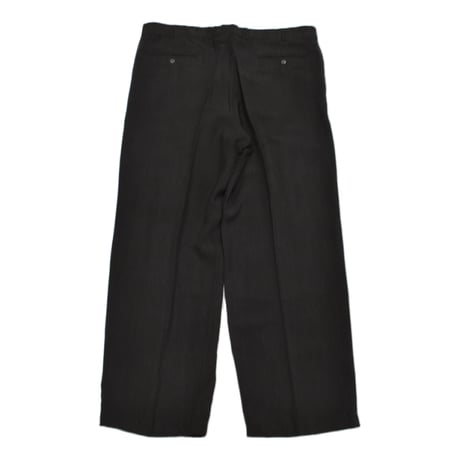 EURO Vintage Silk Double Breasted Tailored SET UP -Black-