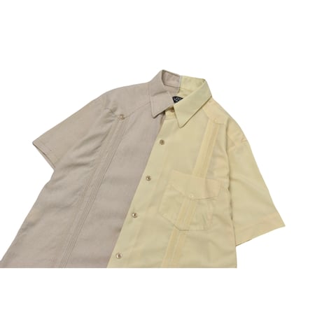"Remake by VERS" Guayabera Switching S/S Shirt