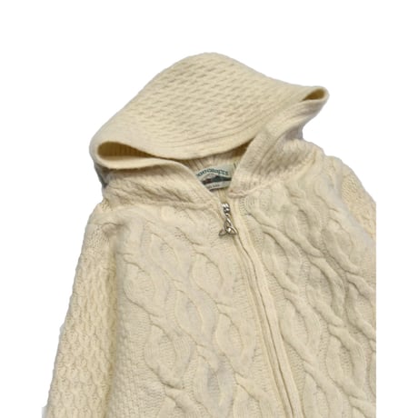 Ireland Aran Knit Zip Hoodie