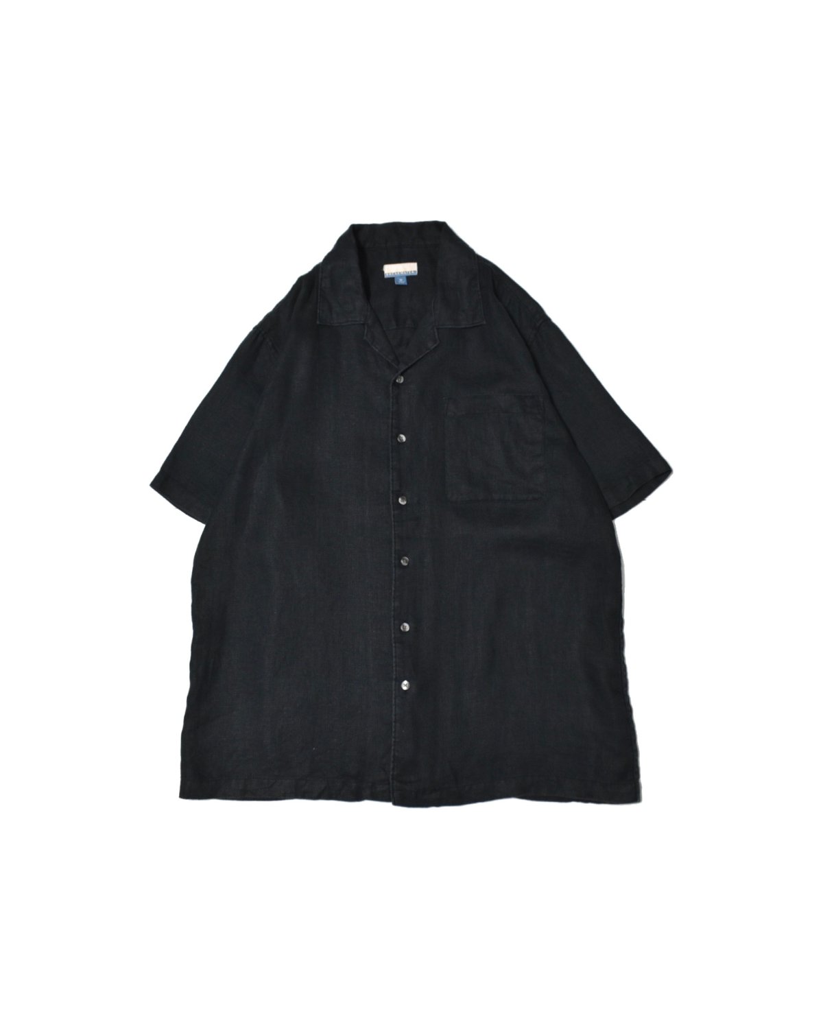 Open Collar Linen S/S Shirt | 水戸 古着屋 VERS｜リメイク＆