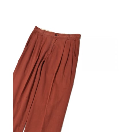 Vintage Two Tuck Cotton Slacks