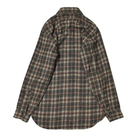 70s Vintage “PENDLETON” Wool Cheak L/S Shirt