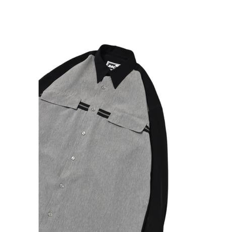 Vintage Fly Front Design L/S Shirt