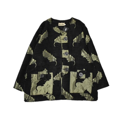Leaf Embroidery Gobelin Jacket