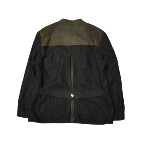 EURO Vintage Black Tyrolean Linen Jacket