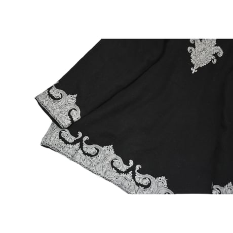 Embroidery Mao Collar Jacket