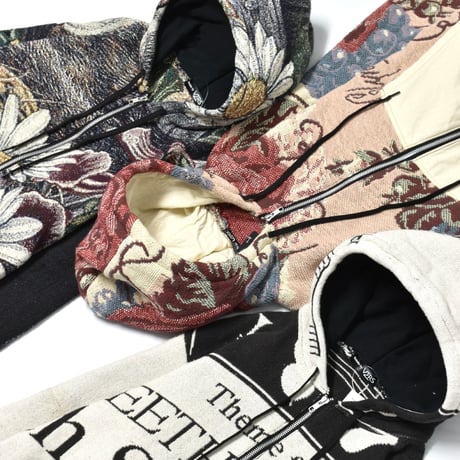 "Remake by VERS" Vintage Rug Hoodie Jacket