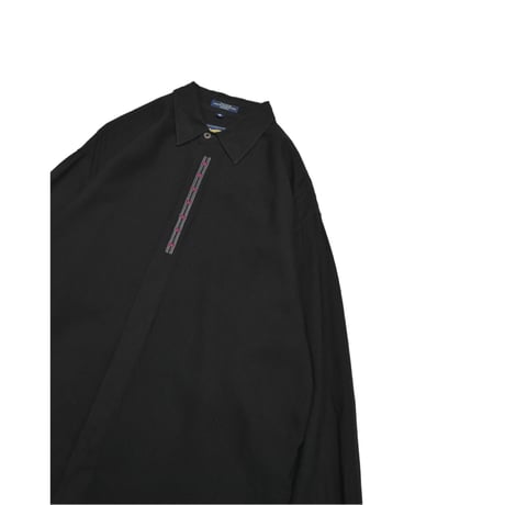 Embroidery Fly Front L/S Shirt