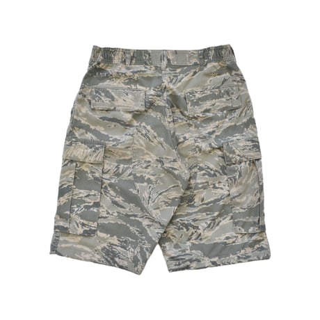 "Remake by VERS" Rebuild Tiger Stripe Cargo Shorts