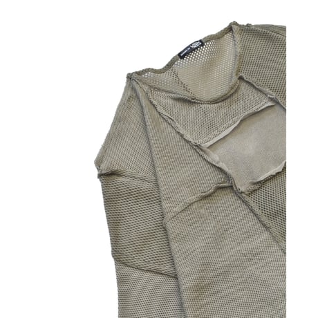 "Remake by VERS" Rebuild Mesh Layered Long Sleeve