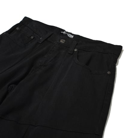 "Remake by VERS" Switching Flare Denim Pants