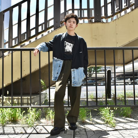 VERS Remake Single Breasted Denim Tailored Jacket