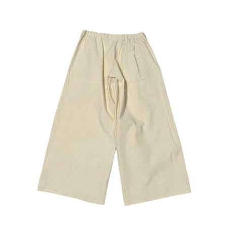 "Remake by VERS" French Antique Linen Wide Flare Pants