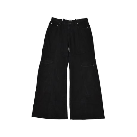 "Remake by VERS" Switching Flare Denim Pants