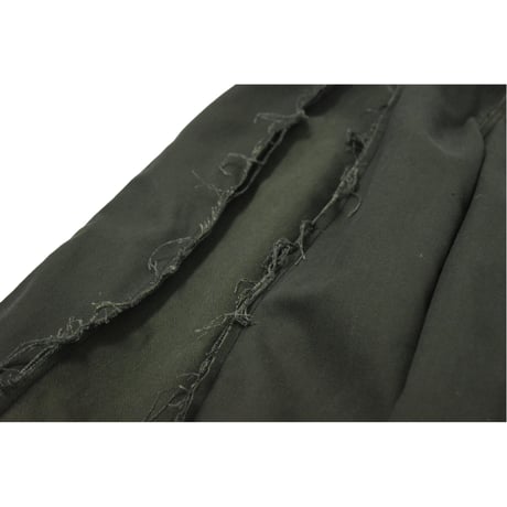 VERS Remake Fringe Damage Flare Denim Pants