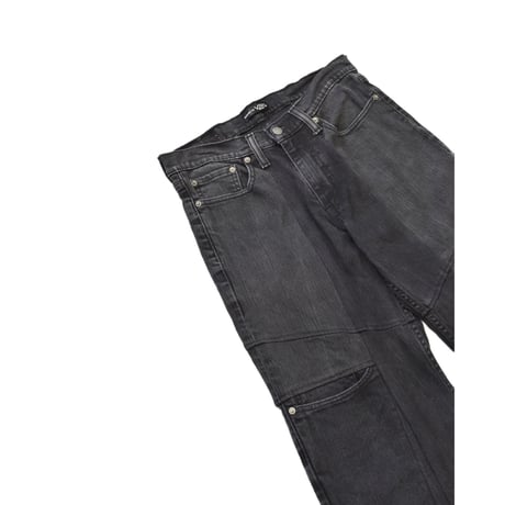 "Remake by VERS" Switching Flare Denim Pants