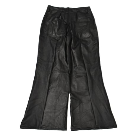 “Remake by VERS” Leather Flare Wide Pants