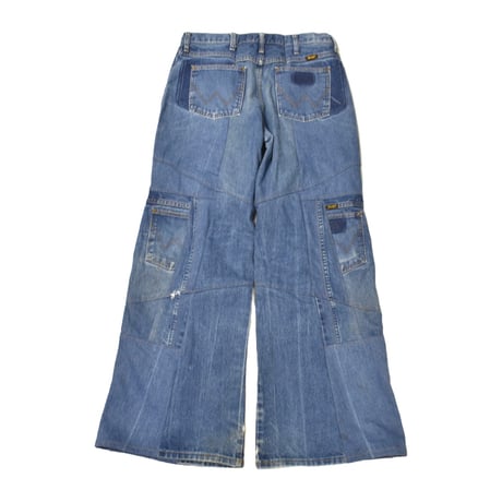 "Remake by VERS" Switching Flare Denim Pants