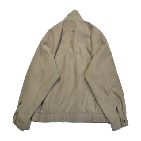 Khaki Beige Stand Collar Utility Jacket