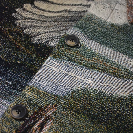 "Remake by VERS"  Vintage Rug Jacket