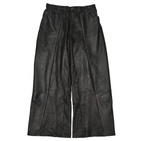 “Remake by VERS” Leather Flare wide Pants