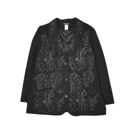 Flower Embroidery Design Jacket