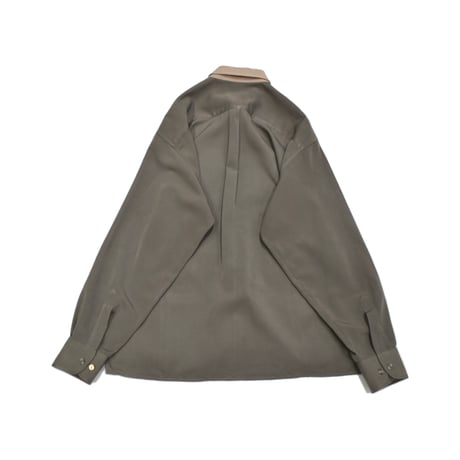 Square Panel Design L/S Shirt