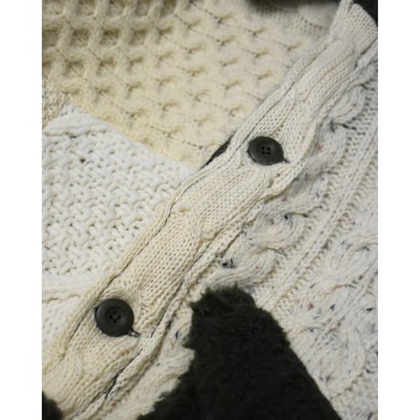 ”Remake by VERS” Rebuild Knit Field Jacket