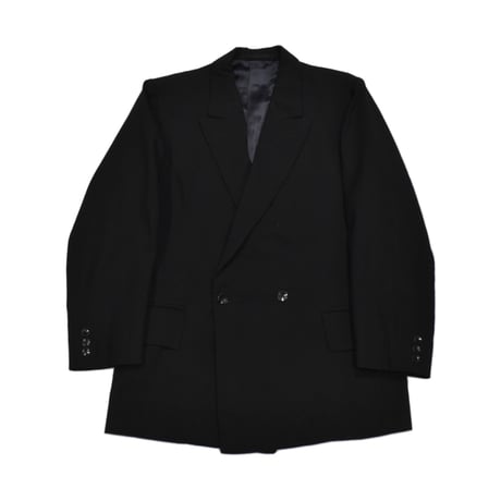 EURO Vintage Double Breasted Tailored SET UP -Black-