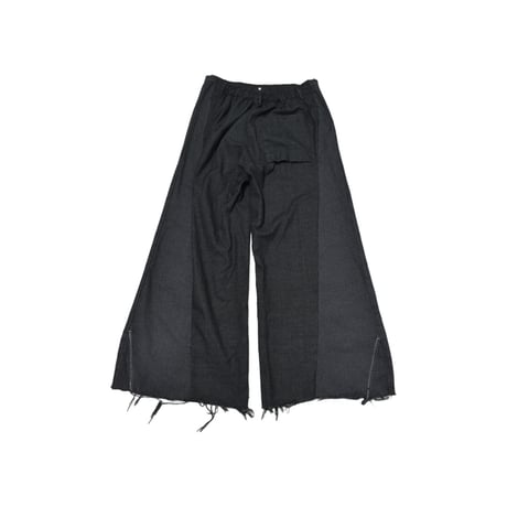 "Remake by VERS" Fringe Damege Flare Chef Pants