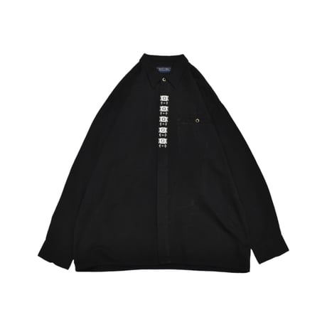 Embroidery Fly Front L/S Shirt
