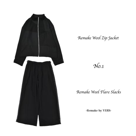 VERS Remake Wool Flare Slacks No.1