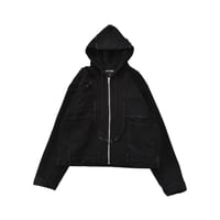 “Remake by VERS” Utility Denim Hoodie Jacket