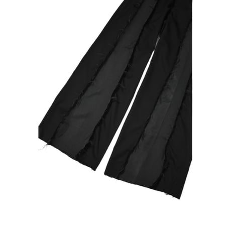 “Remake by VERS” Noir Flow Flare Slacks