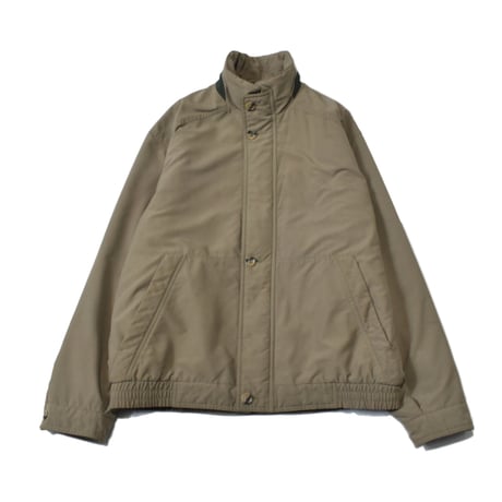 Sand Beige Utility Stand-Collar Jacket