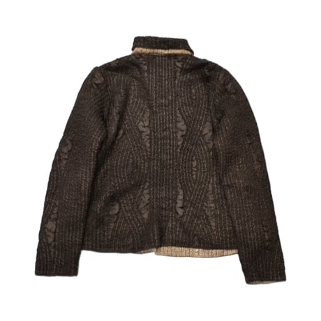 Popcorn Textured Button Jacket