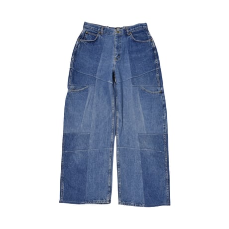 "Remake by VERS" Switching Wide Denim Pants