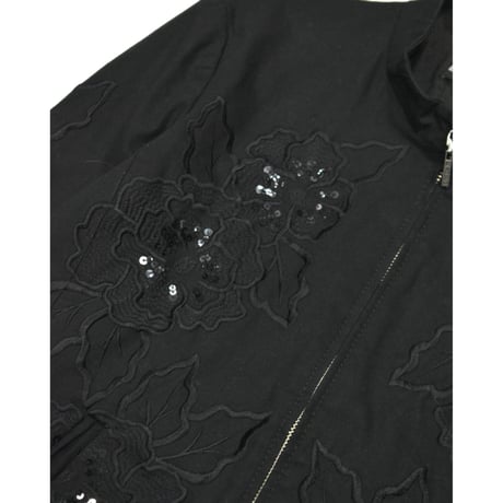 Flower Embroidery Design Jacket