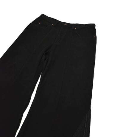 "Remake by VERS" Switching Panel Flare Denim Pants
