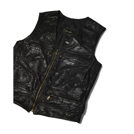 EURO Vintage Leather Design Vest
