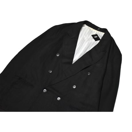 Vintage Double Breasted Linen Tailored Jacket