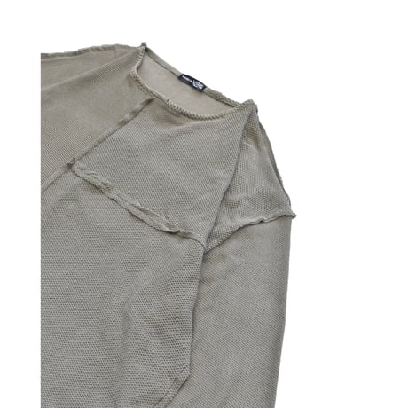 "Remake by VERS" Rebuild Mesh Layered Long Sleeve