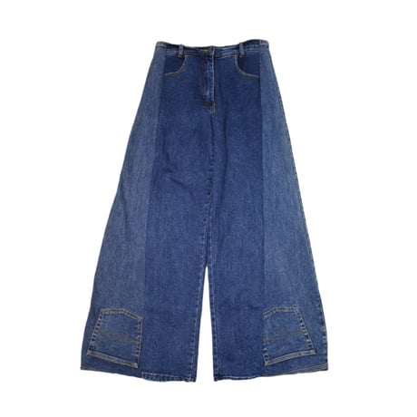 VERS Remake Upside Down Flare Denim Pants