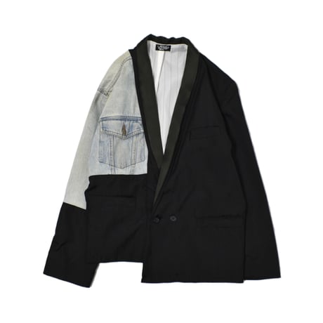 "Remake by VERS" Denim Docking Tailored Jacket