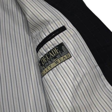 EURO Vintage Shadow Check Tailored Jacket