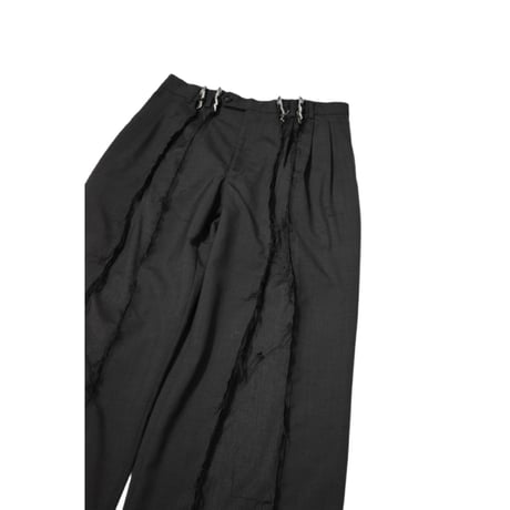 “Remake by VERS” Noir Flow Flare Slacks